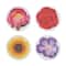 Round Flower Diamond Art Coaster Kit by Make Market®